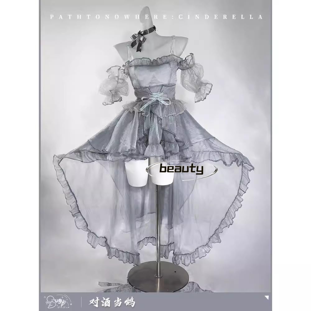 勝利の女神nikke ニケ　シンデレラ　周年ドレス　コスプレ　衣装　豪華　髪飾り Amazon.co.jp: GGcosplay 勝利の女神：NIKKE ニケ シンデレラ